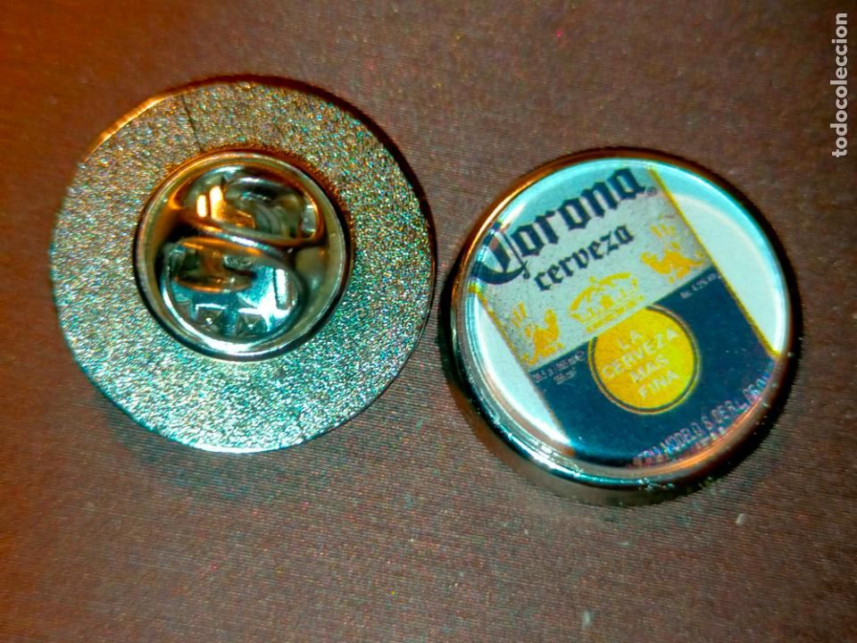 Sammlung von Pins: pin redondo metal - publicitario cerveza corona