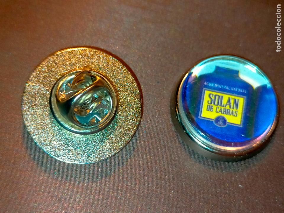 Sammlung von Pins: pin redondo metal - publicitario agua solano de cabra