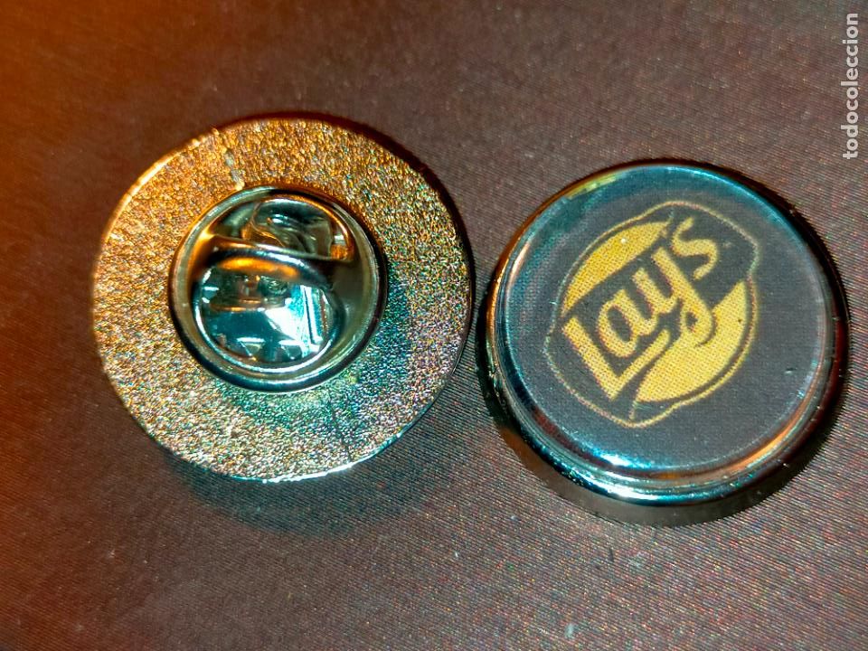 Sammlung von Pins: pin redondo metal - publicitario PATATAS LAYS