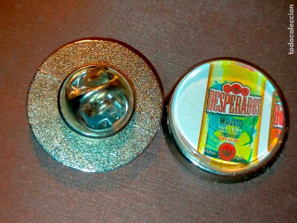 Sammlung von Pins: pin redondo metal - publicitario CERVEZA DESPERADOS