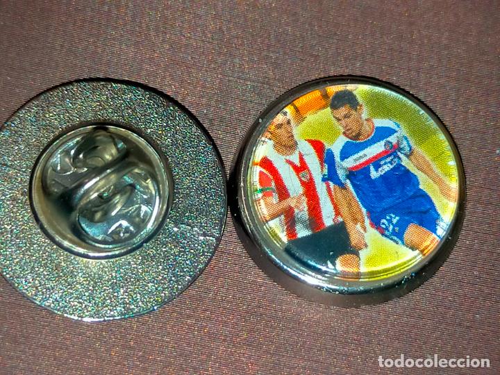 Pins de colecci&oacute;n: pin redondo metal - f&uacute;tbol liga jugadores