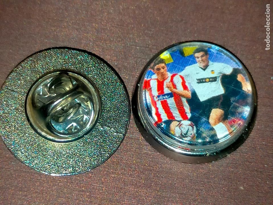 Pins de colecci&oacute;n: pin redondo metal - f&uacute;tbol liga jugadores