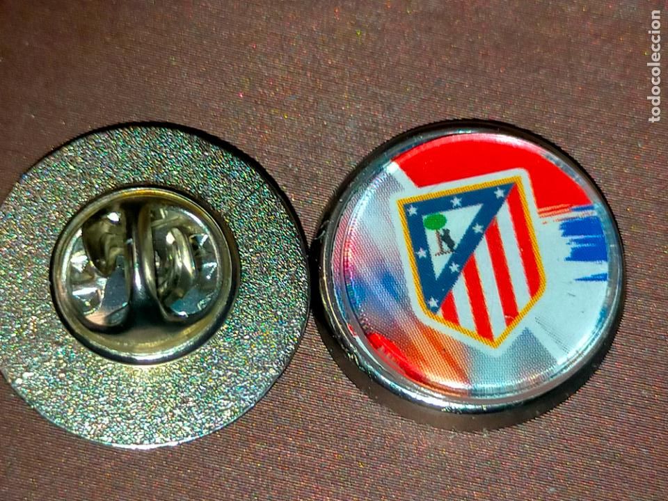 Pins de colecci&oacute;n: pin redondo metal - f&uacute;tbol liga jugadores Atl&eacute;tico de Madrid