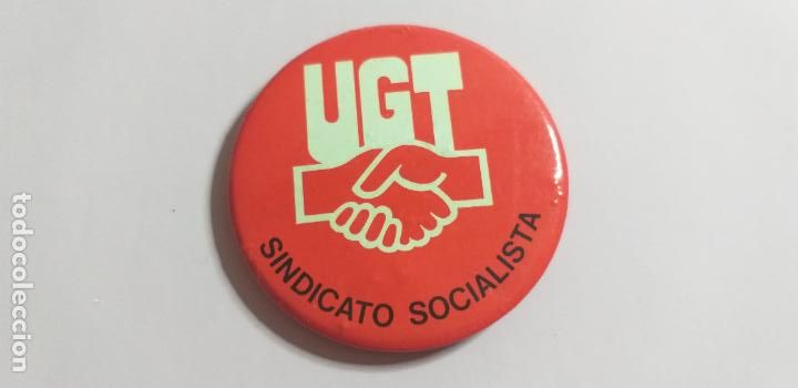 Collection pins: PINS PIN CHAPA ALFILER. POLITICO SINDICAL UGT. SINDICATO SOCIALISTA. Union general de trabajadores
