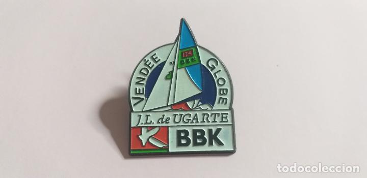 Collection pins: PINS PIN Regata de Vela Vend&eacute;e Globe - J.L. de Ugarte. patrocinio bbk