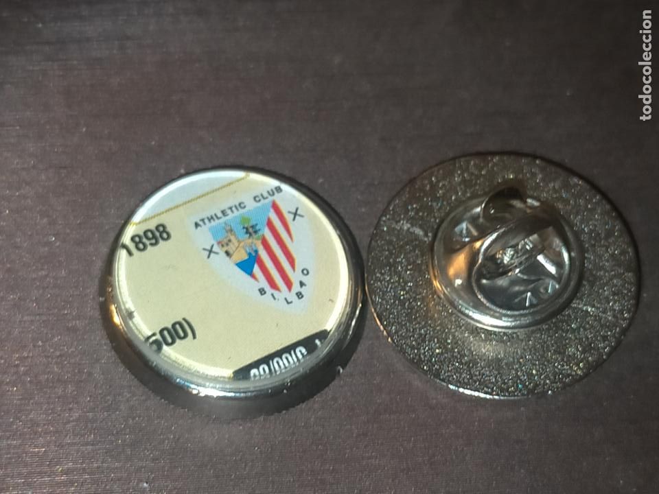 Pins de colecci&oacute;n: pin redondo metal - f&uacute;tbol club liga equipo Athletic de Bilbao