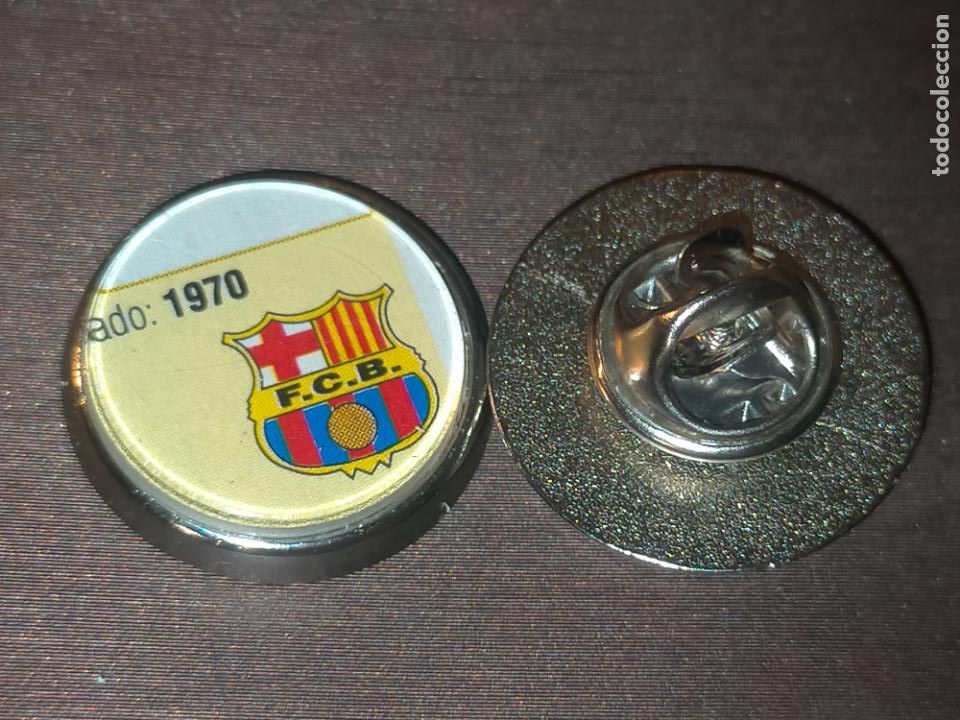 Pins de colecci&oacute;n: pin redondo metal - f&uacute;tbol club liga equipo Barcelona