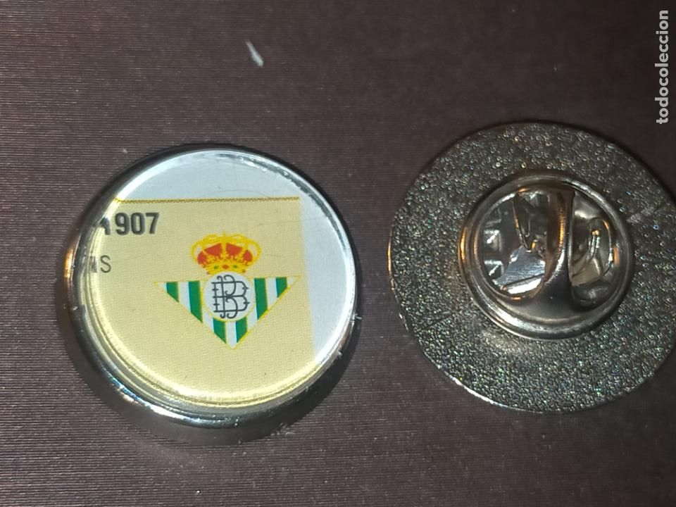 Pins de colecci&oacute;n: pin redondo metal - f&uacute;tbol club liga equipo Betis b