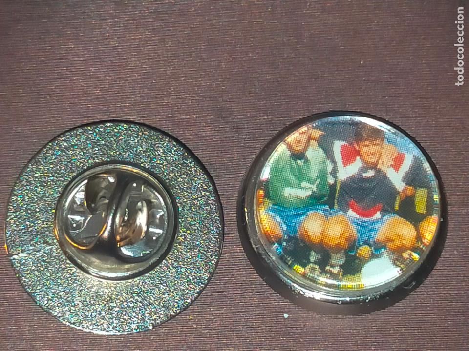 Collection pins: pin redondo metal - f&uacute;tbol club liga equipo Atl&eacute;tico de Madrid