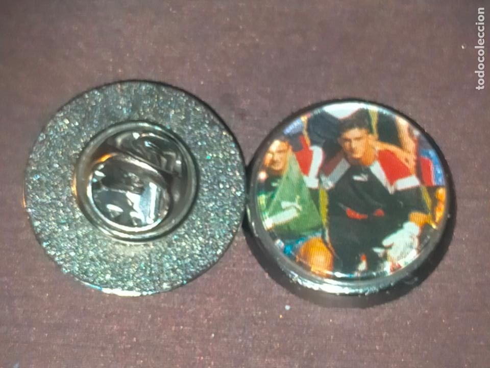 Collection pins: pin redondo metal - f&uacute;tbol club liga equipo Atl&eacute;tico de Madrid