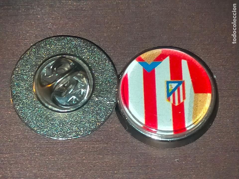 Collection pins: pin redondo metal - f&uacute;tbol club liga equipo Atl&eacute;tico de Madrid