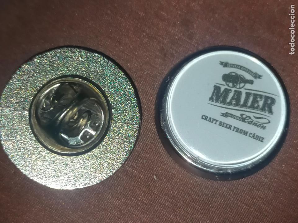 Pin's de collection: pin redondo metal - CERVEZA ARTESANA IPA MAIER
