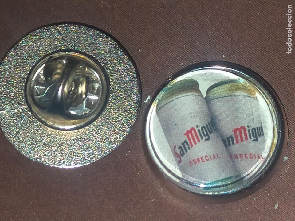 Pins de colecci&oacute;n: pin redondo metal - CERVEZA SAN MIGUEL