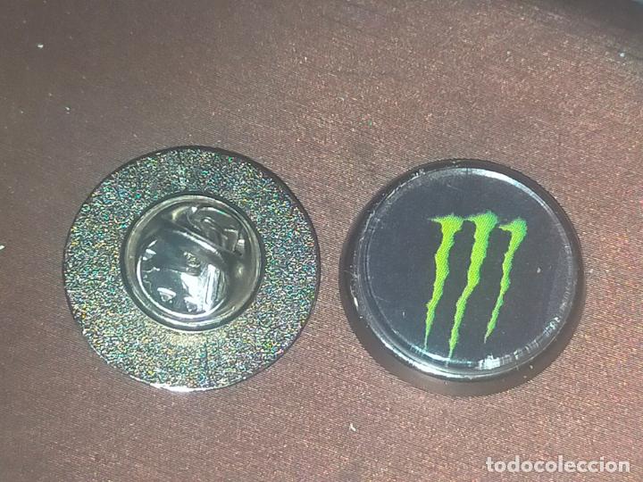 Pin's de collection: pin redondo metal - BEBIDA ENERGETICA MONSTER
