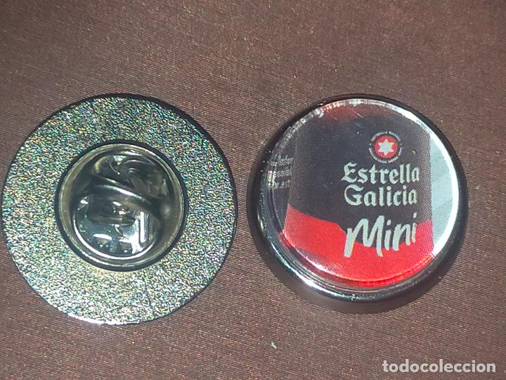 Pins de colecci&oacute;n: pin redondo metal - CERVEZA ESTRELLA GALICIA