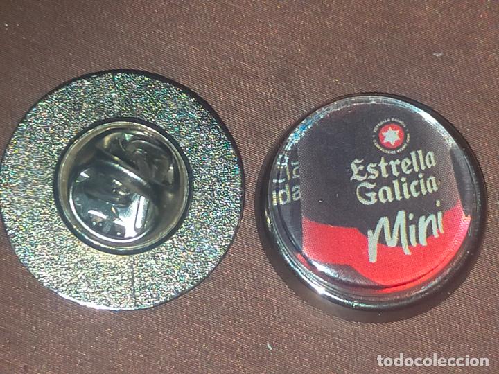 Pins de colecci&oacute;n: pin redondo metal - CERVEZA ESTRELLA GALICIA