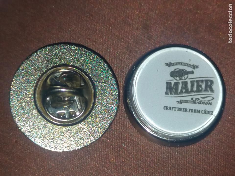Pin's de collection: pin redondo metal - CERVEZA ARTESANA IPA MAIER