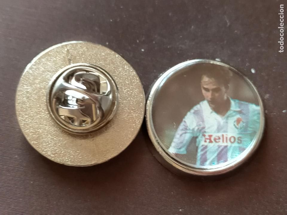 Pins de colecci&oacute;n: PIN REDONDO METAL - FUTBOL equipo club jugador Valladolid deportivo