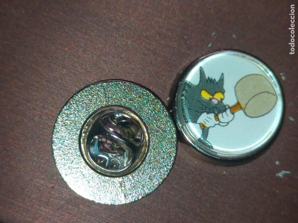 Pins de colecci&oacute;n: PIN REDONDO METAL - DIBUJOS ANIMADOS PICA Y RASCA - PICA Y RASCA PERSONAJES LOS SIMPSON THE SIMPSONS