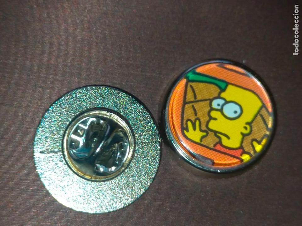 Pins de cole&ccedil;&atilde;o: PIN REDONDO METAL - DIBUJOS ANIMADOS PERSONAJES LOS SIMPSON THE SIMPSONS