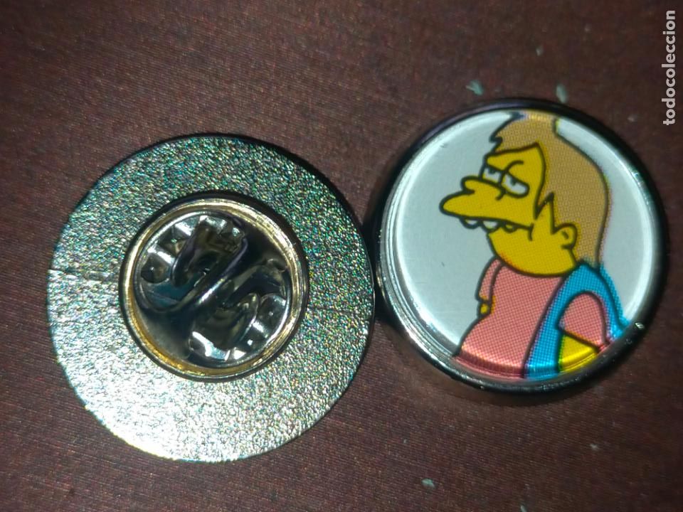 Pins de cole&ccedil;&atilde;o: PIN REDONDO METAL - DIBUJOS ANIMADOS PERSONAJES LOS SIMPSON THE SIMPSONS