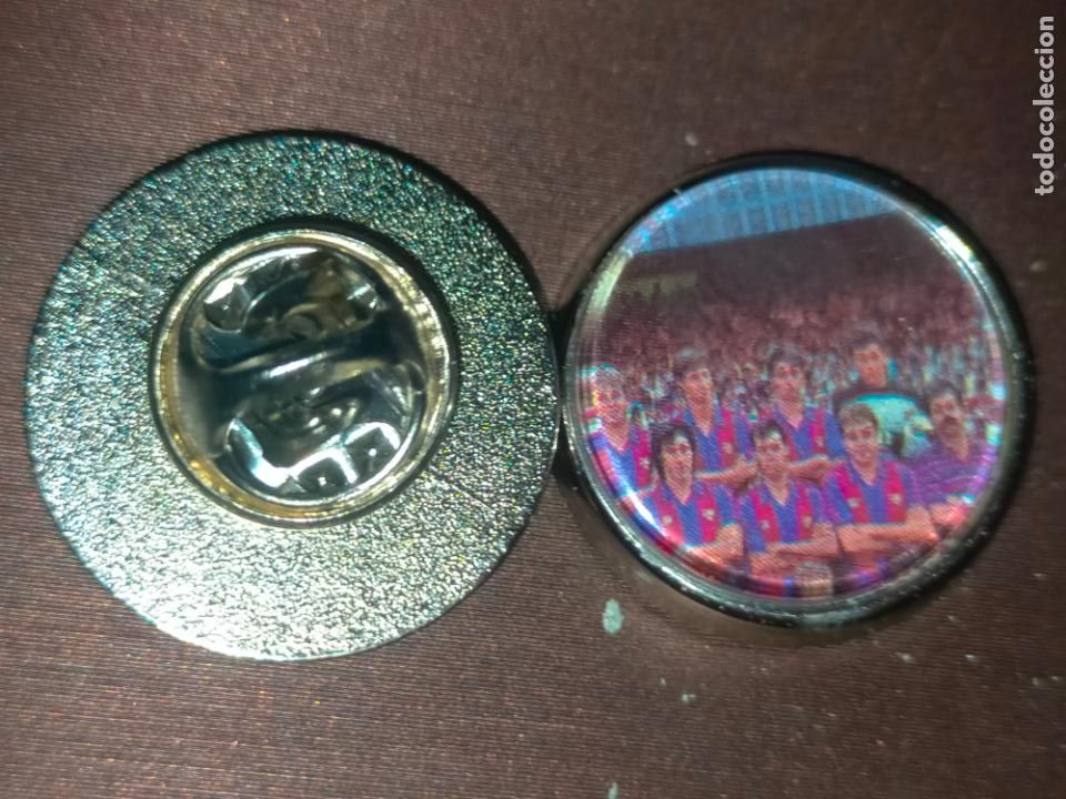 Pin's de collection: PIN REDONDO METAL - FUTBOL EQUIPO COMPONENTE O JUGADOR DEL FUTBOL CLUB BARCELONA