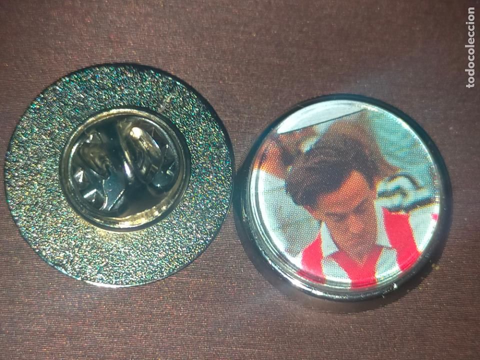 Collection pins: PIN REDONDO METAL - FUTBOL CLUB EQUIPO JUGADOR - EQUIPO CLUB DEPORTIVO LOGRO&Ntilde;ES