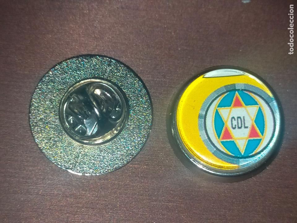 Pins de cole&ccedil;&atilde;o: PIN REDONDO METAL - FUTBOL CLUB EQUIPO JUGADOR - EQUIPO CLUB DEPORTIVO LOGRO&Ntilde;ES