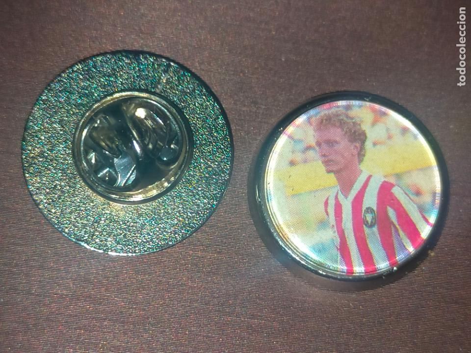 Collection pins: PIN REDONDO METAL - FUTBOL CLUB EQUIPO JUGADOR - EQUIPO CLUB DEPORTIVO LOGRO&Ntilde;ES