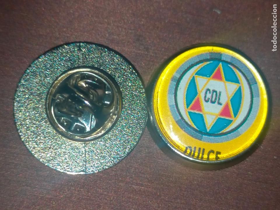 Collection pins: PIN REDONDO METAL - FUTBOL CLUB EQUIPO JUGADOR - EQUIPO CLUB DEPORTIVO LOGRO&Ntilde;ES