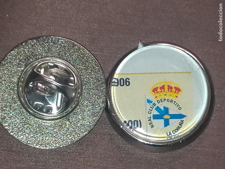 Collection pins: PIN REDONDO METAL - FUTBOL CLUB EQUIPO - deportivo de la Coru&ntilde;a b