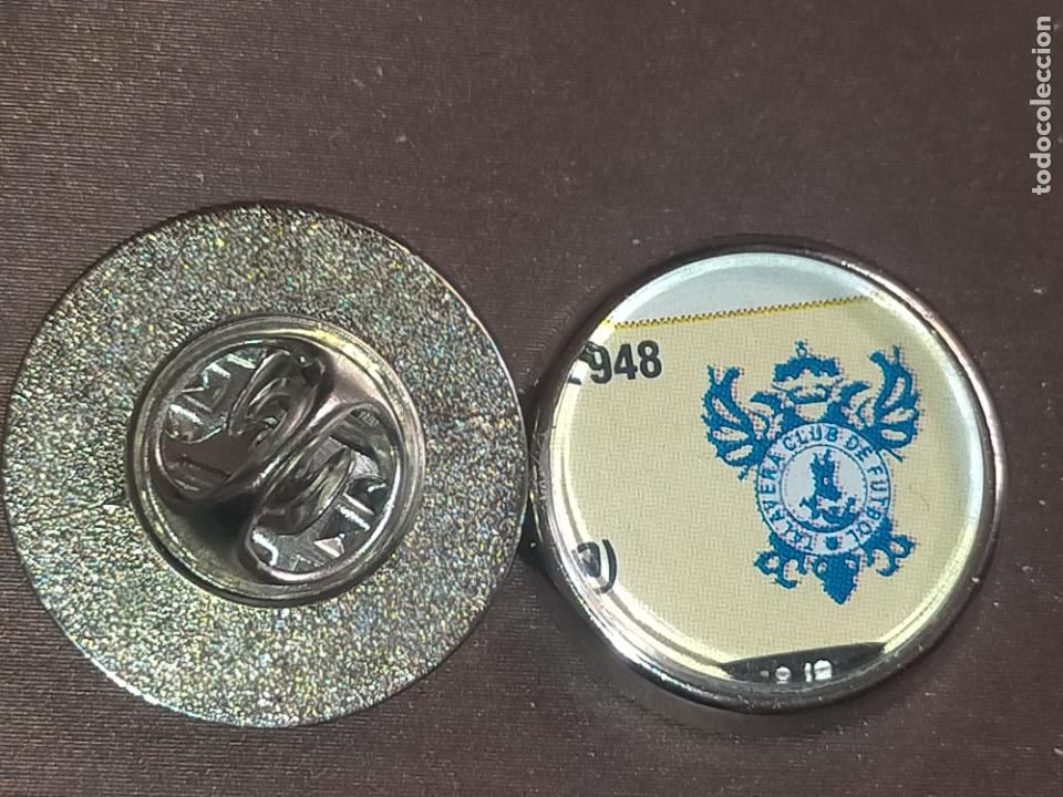 Collection pins: PIN REDONDO METAL - FUTBOL CLUB escudo EQUIPO - Talavera Toledo