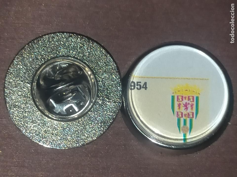 Pins de cole&ccedil;&atilde;o: PIN REDONDO METAL - FUTBOL CLUB escudo EQUIPO - C&oacute;rdoba