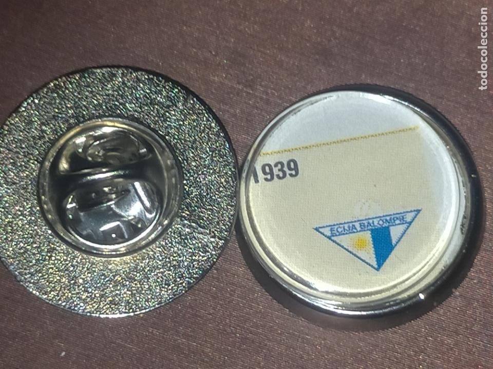 Collection pins: PIN REDONDO METAL - FUTBOL CLUB escudo EQUIPO - &Eacute;cija Balompi&eacute; sevilla