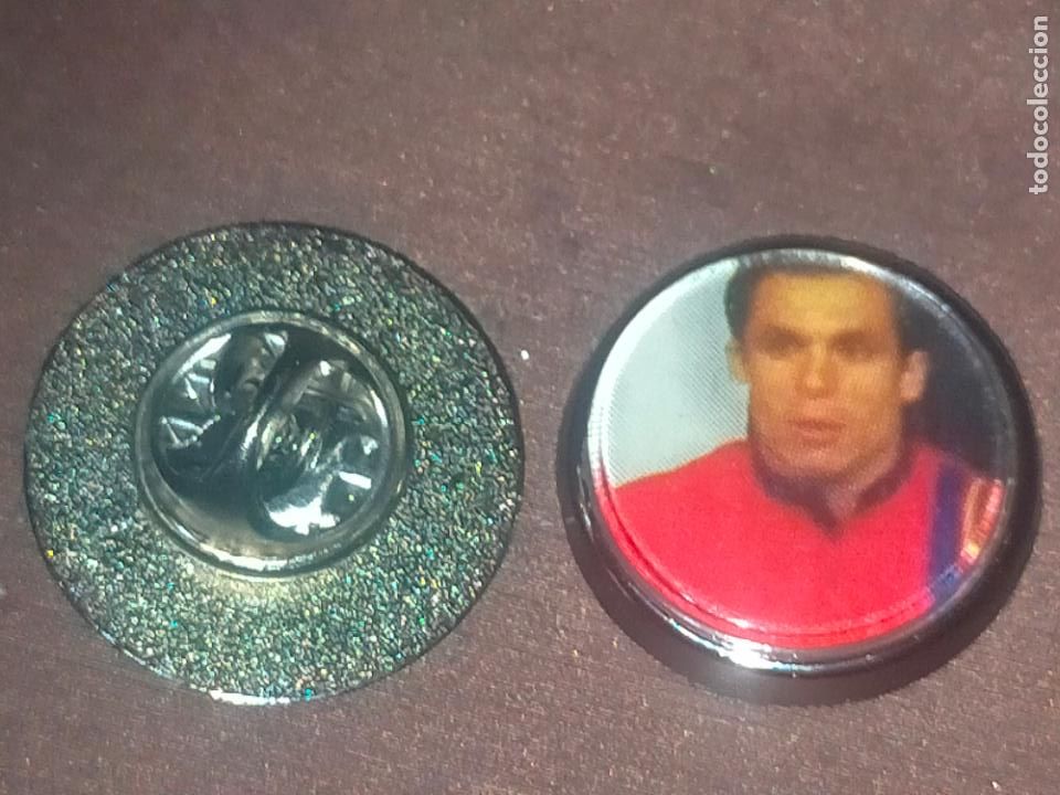 Collection pins: PIN REDONDO METAL - futbol espa&ntilde;a seleccion espa&ntilde;ola jugador - club - equipo - mundiales