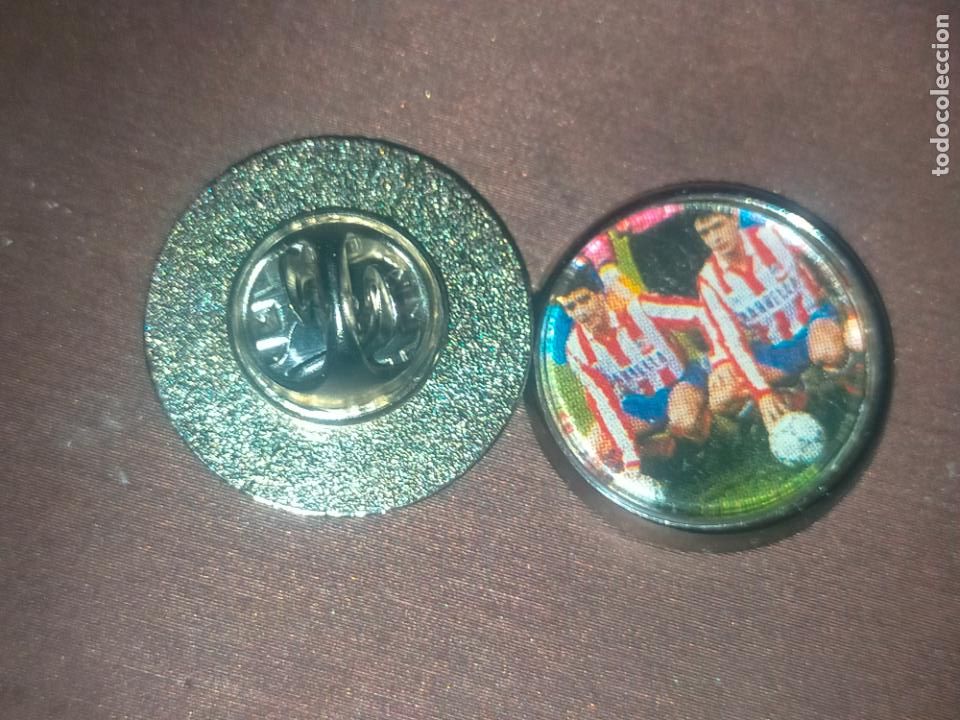 Collection pins: PIN REDONDO METAL - futbol - club - equipo - jugador - atletico de madrid