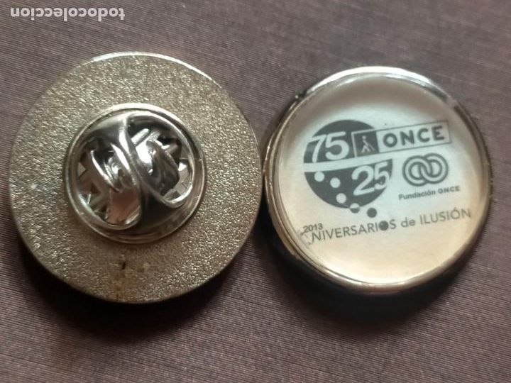 Sammlung von Pins: pin redondo metal - cup&oacute;n de la ONCE O.N.C.E