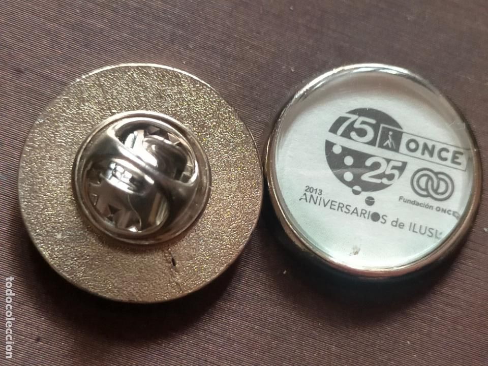 Pins e Spille di collezione: pin redondo metal - cup&oacute;n de la ONCE O.N.C.E