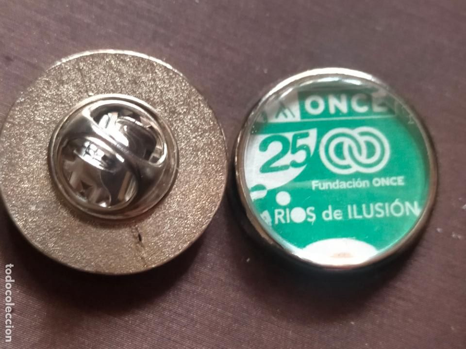 Pins e Spille di collezione: pin redondo metal - cup&oacute;n de la ONCE O.N.C.E