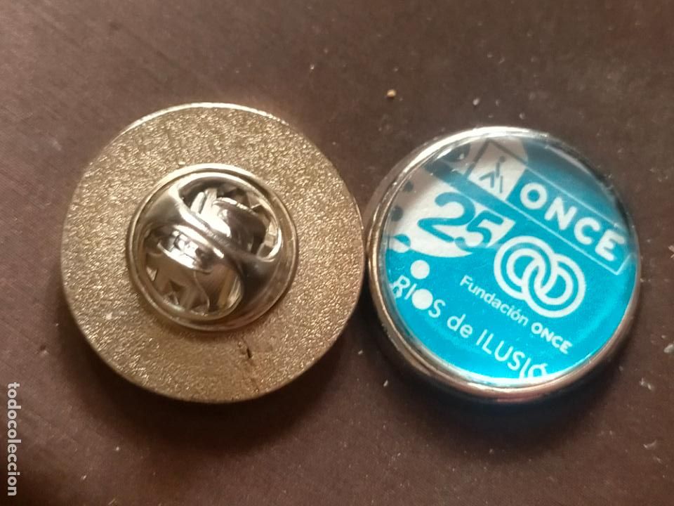 Pins e Spille di collezione: pin redondo metal - cup&oacute;n de la ONCE O.N.C.E