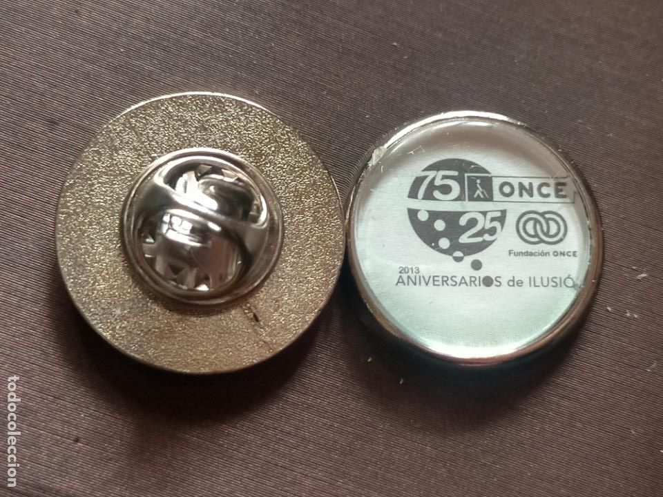 Pins e Spille di collezione: pin redondo metal - cup&oacute;n de la ONCE O.N.C.E