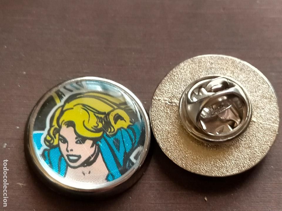 Sammlung von Pins: pin redondo metal - dibujos animados c&oacute;mic superh&eacute;roes