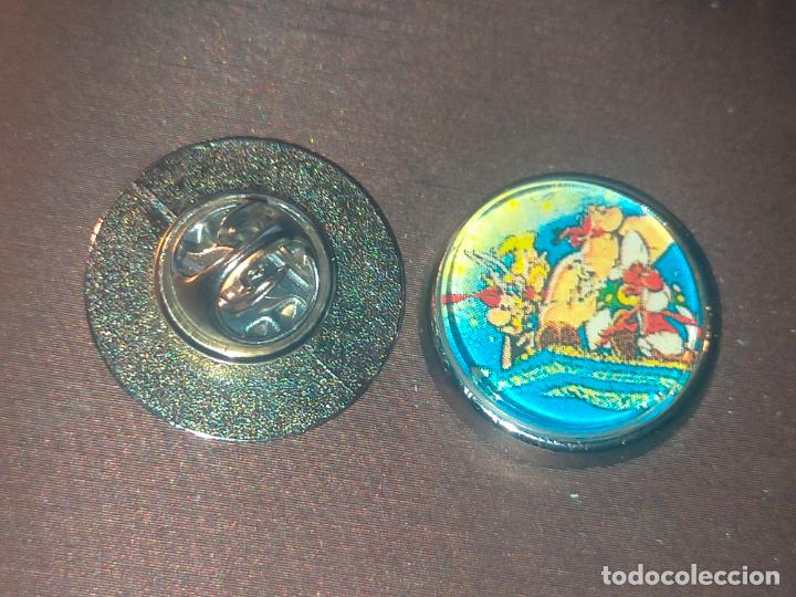 Pins de colecci&oacute;n: pin redondo metal - dibujos animados - comic asterix y obelix