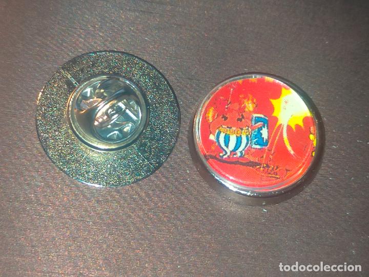 Pins de colecci&oacute;n: pin redondo metal - dibujos animados - comic asterix y obelix