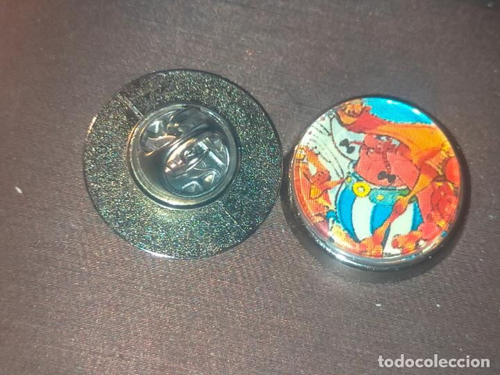 Pins de colecci&oacute;n: pin redondo metal - dibujos animados - comic asterix y obelix
