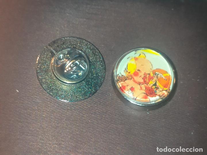 Pins de colecci&oacute;n: pin redondo metal - dibujos animados - comic asterix y obelix