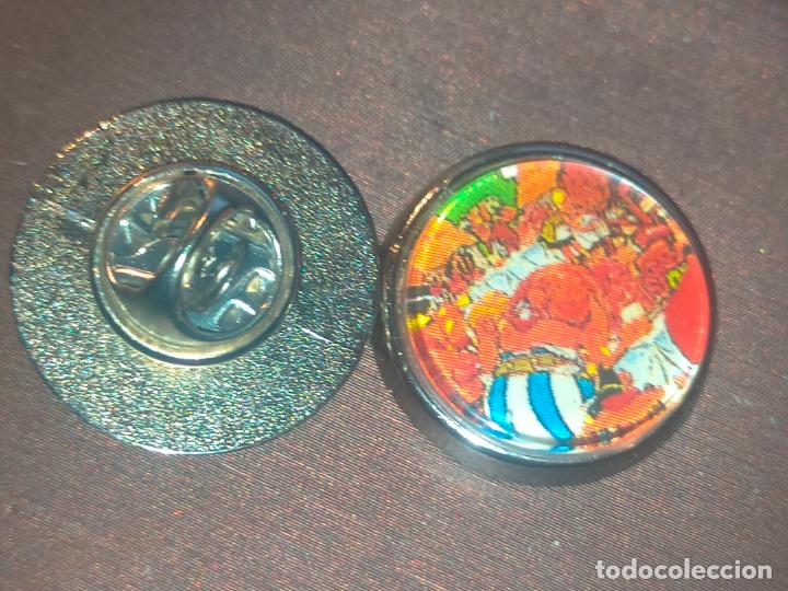 Pins de colecci&oacute;n: pin redondo metal - dibujos animados - comic asterix y obelix