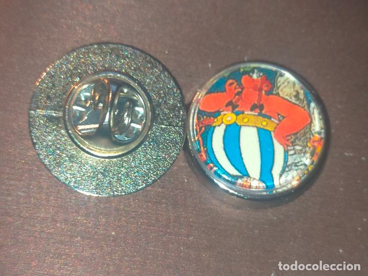 Pins de colecci&oacute;n: pin redondo metal - dibujos animados - comic asterix y obelix