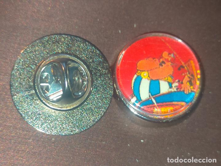 Pins de colecci&oacute;n: pin redondo metal - dibujos animados - comic asterix y obelix