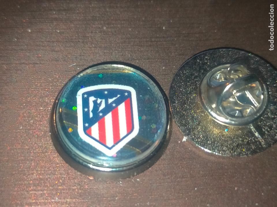 Collection pins: PIN REDONDO METAL - FUTBOL CLUB JUGADOR EQUIPO - ATLETICO DE MADRID